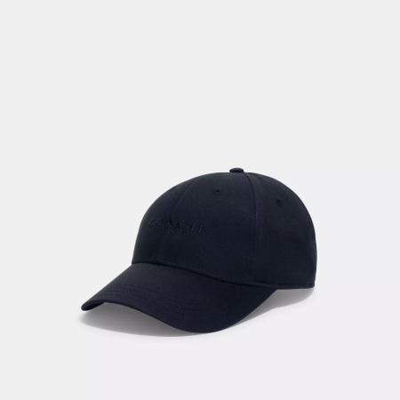 Coach Embroidered Baseball Hat Black