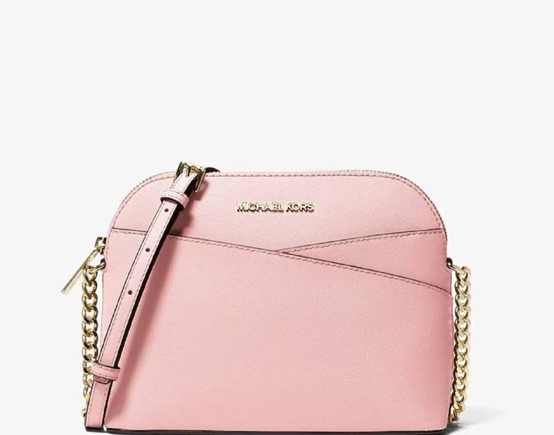 Michael Kors Jet Set Travel Medium Dome Crossbody leather