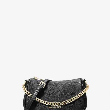 Michael Kors Carmela Small Pebbled Leather Convertible Crossbody Bag