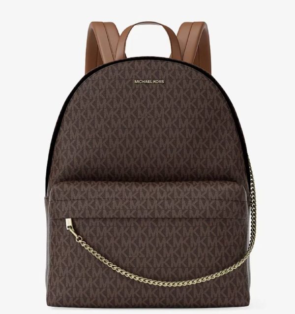 Michael Kors Slater Large Signature Logo Backpack