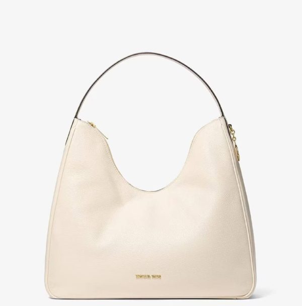 Michael Kors Nayla Medium Pebbled Leather Shoulder Bag