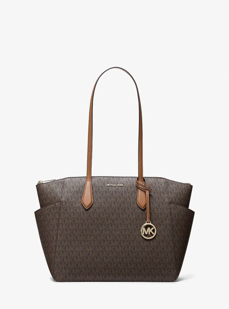 Michael Kors Laila Medium Signature Logo Tote Bag
