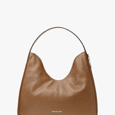 Michael Kors Nayla Medium Pebbled Leather Hobo Shoulder Bag