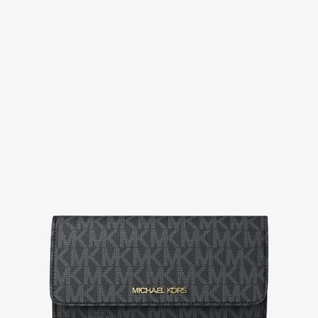 Michael Kors Jet Set Large Logo Trifold Wallet
