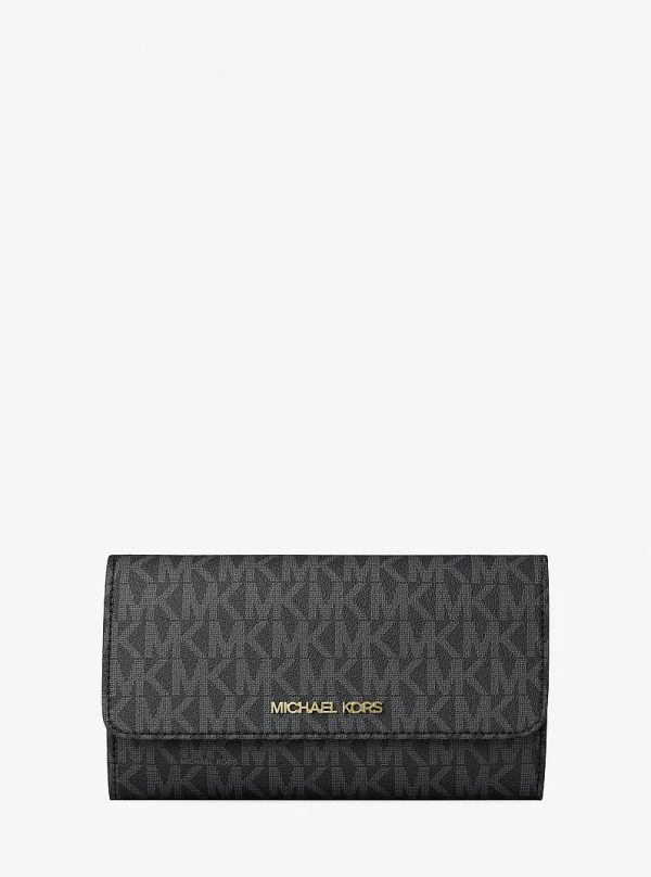 Michael Kors Jet Set Large Logo Trifold Wallet