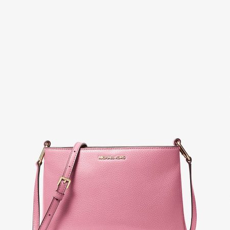 Michael Kors Trisha Medium Pebbled Leather Crossbody Bag