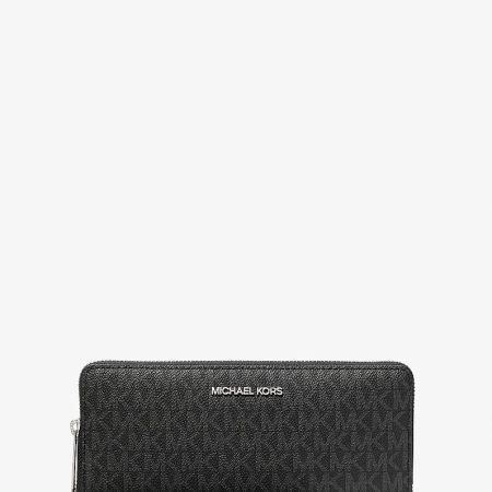 Michael Kors Jet Set Travel Large Signature Logo Continental Wallet