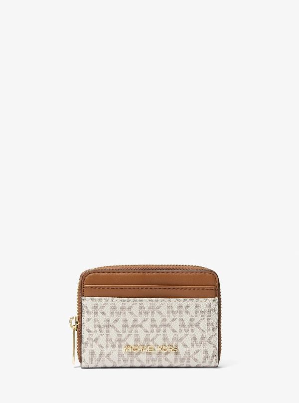 Michael Kors Jet Set Travel Medium Logo Zip-Around Card Case
