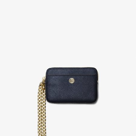 Michael Kors Medium Saffiano Leather Chain Card Case