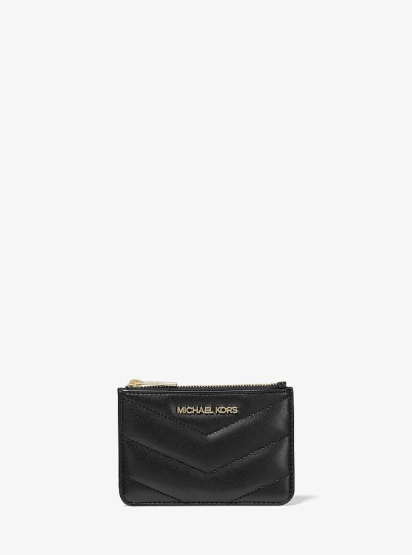 Michael Kors Jet Set Travel Small Quilted Coin Pouch