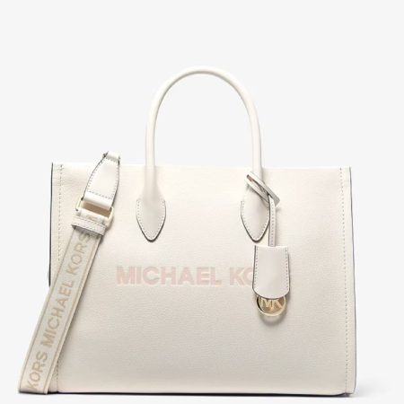 Michael Kors Mirella Medium Pebbled Leather Tote Bag