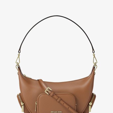 Michael Kors Merritt Medium Pebbled Leather Convertible Shoulder Bag