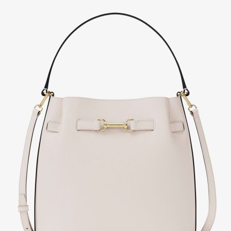 Michael Kors Carson Medium Pebbled Leather Convertible Bucket Crossbody Bag