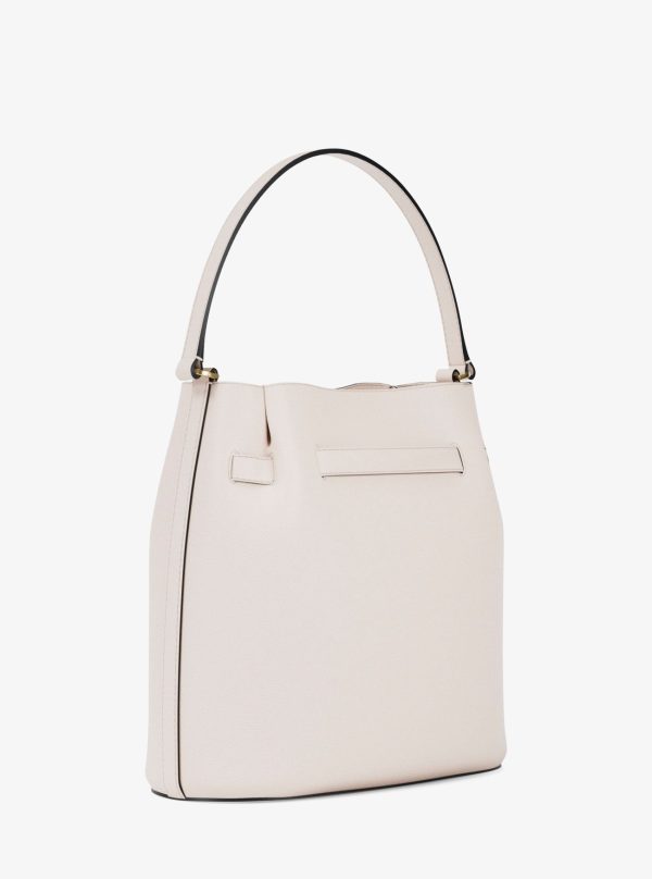Michael Kors Carson Medium Pebbled Leather Convertible Bucket Crossbody Bag