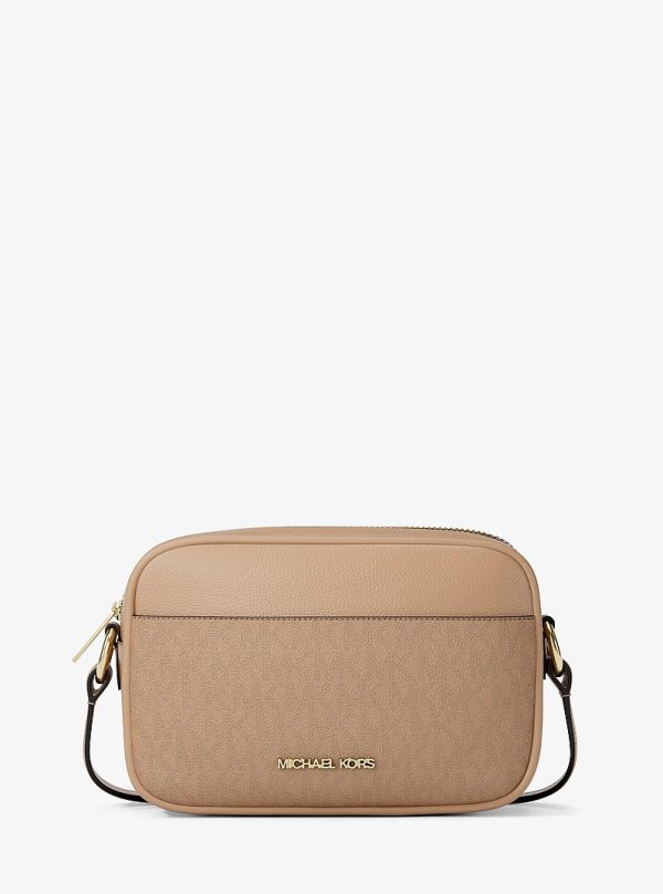Michael Kors Jet Set Small Signature Logo Camera Crossbody Bag