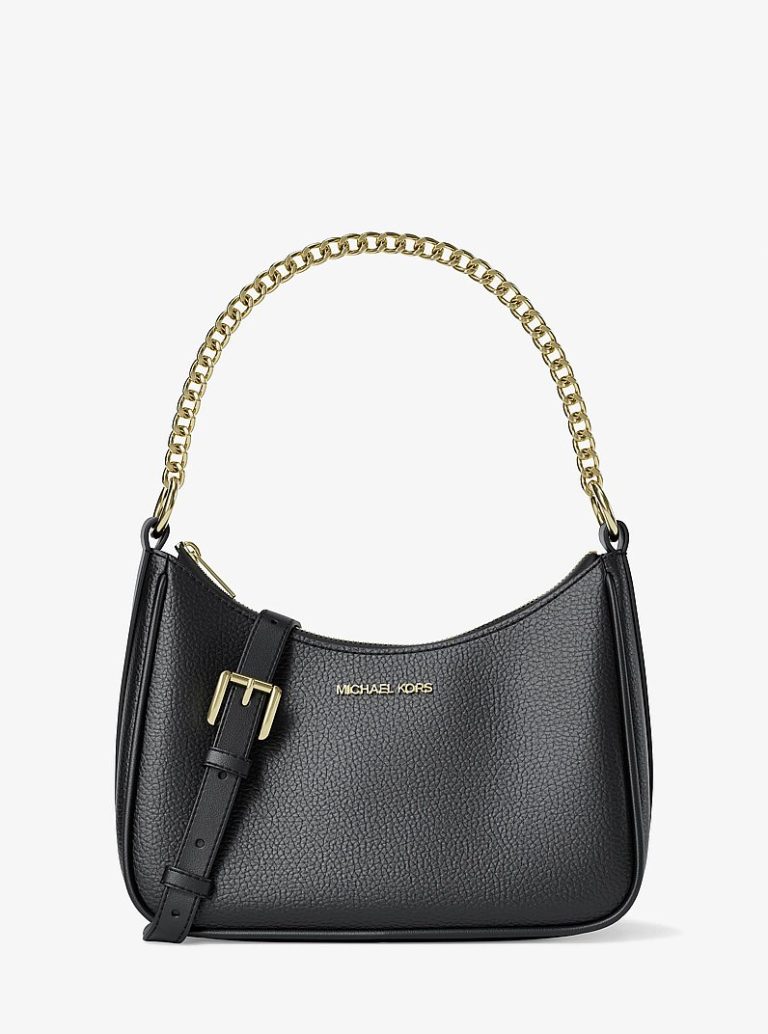 Michael Kors Jet Set Pebbled Leather Crossbody Bag