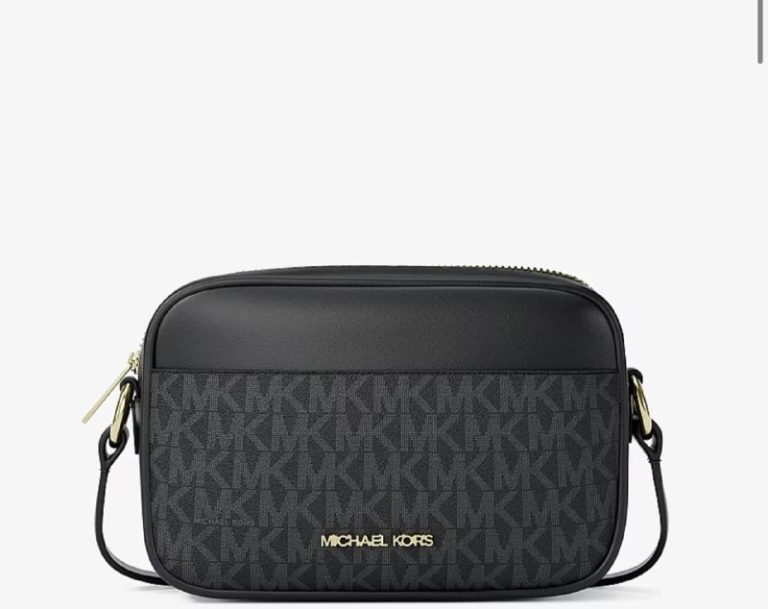 Michael Kors Jet Set Small Signature Logo Smartphone Crossbody Bag