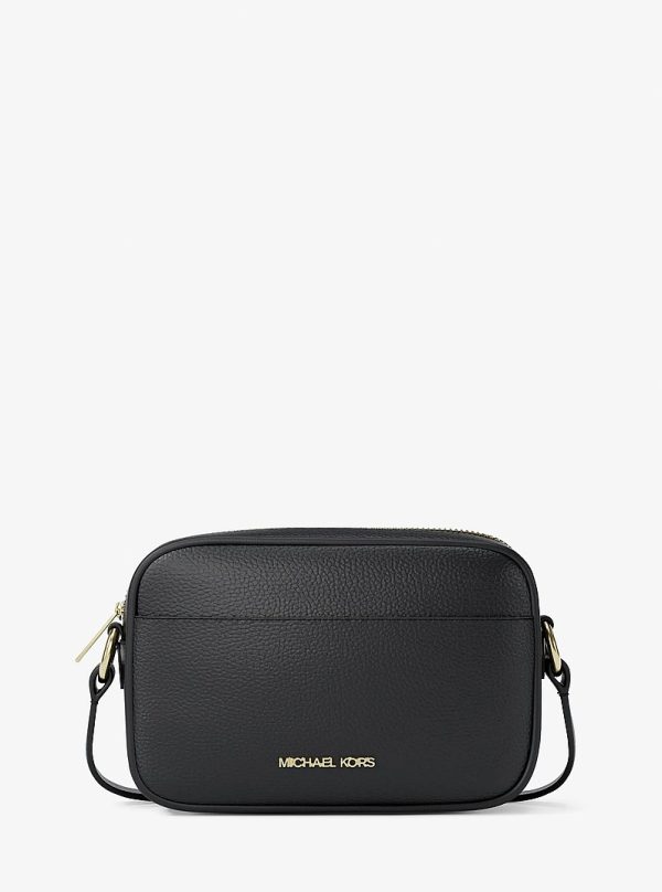 Michael Kors Jet Set Small Pebbled Leather Camera Crossbody Bag