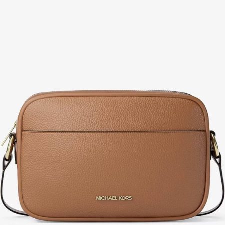 Michael Kors Jet Set Large Leather Camera Crossbody Bag