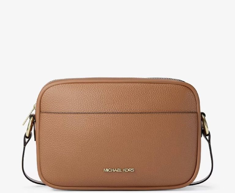 Michael Kors Jet Set Small Leather Camera Crossbody Bag