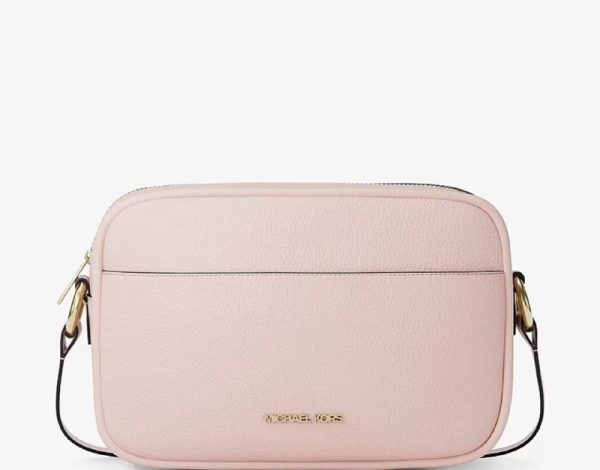 Michael Kors Jet Set Large Leather Camera Crossbody Bag