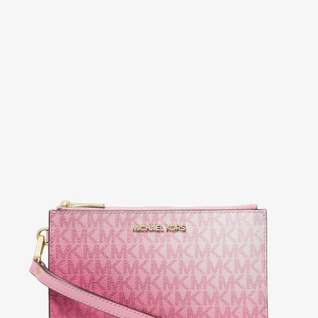 Michael Kors Jet Set Large Ombre Signature Logo Wristlet