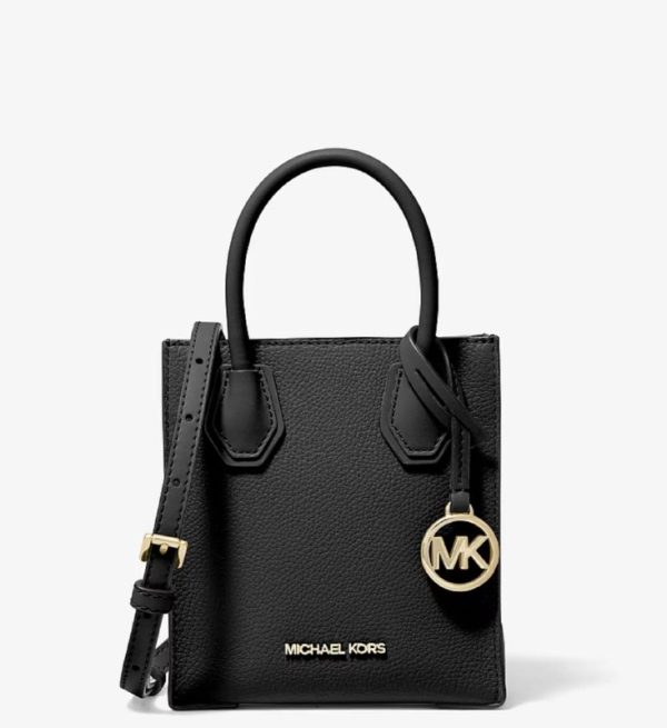 Michael Kors Mercer Extra-Small Pebbled Leather Crossbody Bag