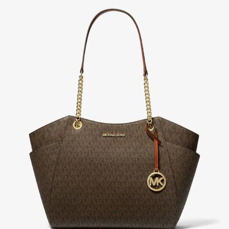 Michael Kors Jet Set Large Signature Logo Shoulder Bag