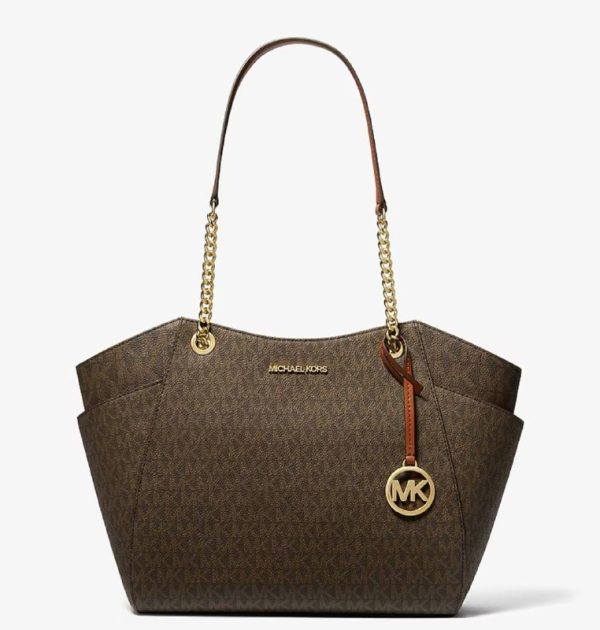 Michael Kors Jet Set Large Signature Logo Shoulder Bag