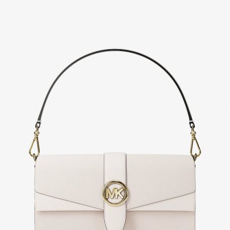 Michael Kors Greenwich Medium Saffiano Leather Shoulder Bag