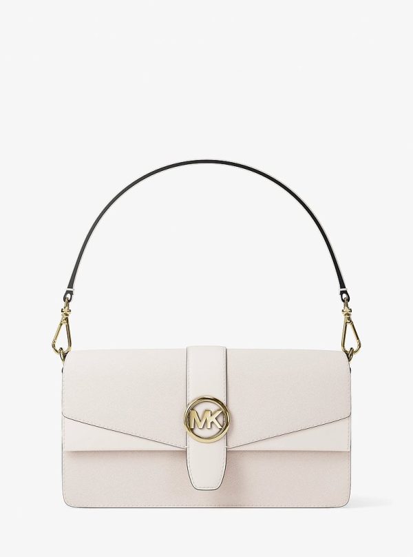 Michael Kors Greenwich Medium Saffiano Leather Shoulder Bag