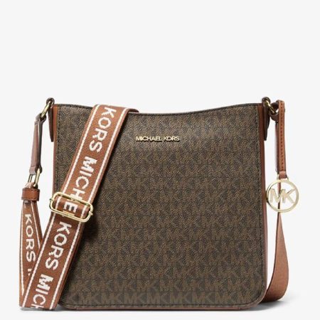 Michael Kors Jet Set Travel Small Signature Logo Messenger Bag