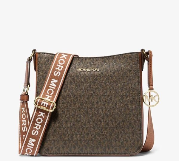 Michael Kors Jet Set Travel Small Signature Logo Messenger Bag