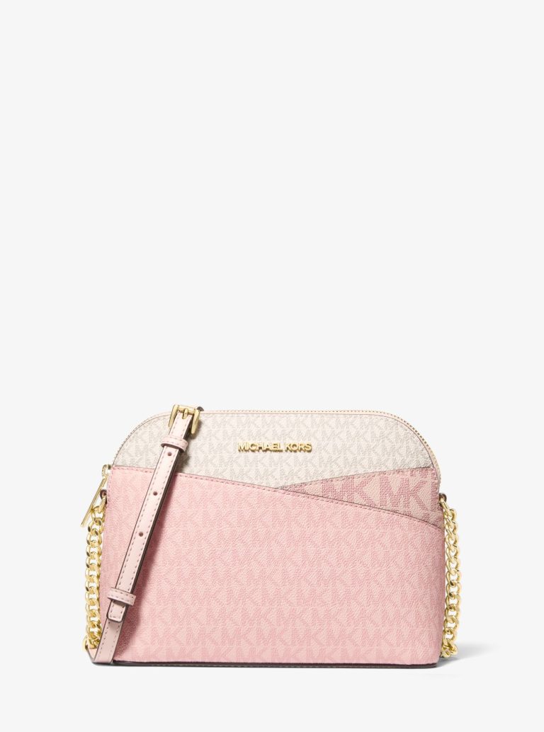 Michael Kors Jet Set Travel Medium Logo Dome Crossbody Bag - Preorder