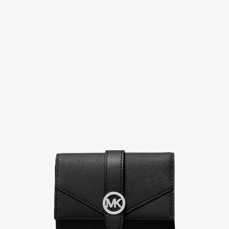 Michael Kors Greenwich Medium Leather Trifold Wallet