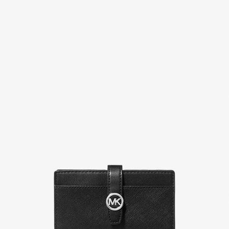 Michael Kors Greenwich Medium Saffiano Leather Bi-Fold Wallet
