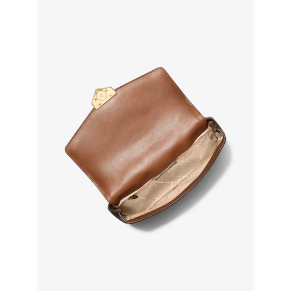 Michael Kors Soho Large Studded Signature Logo Shoulder Bag