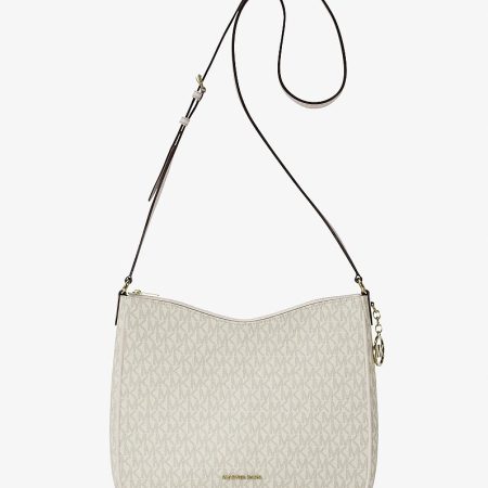 Michael Kors Nayla Medium Signature Logo Messenger Bag