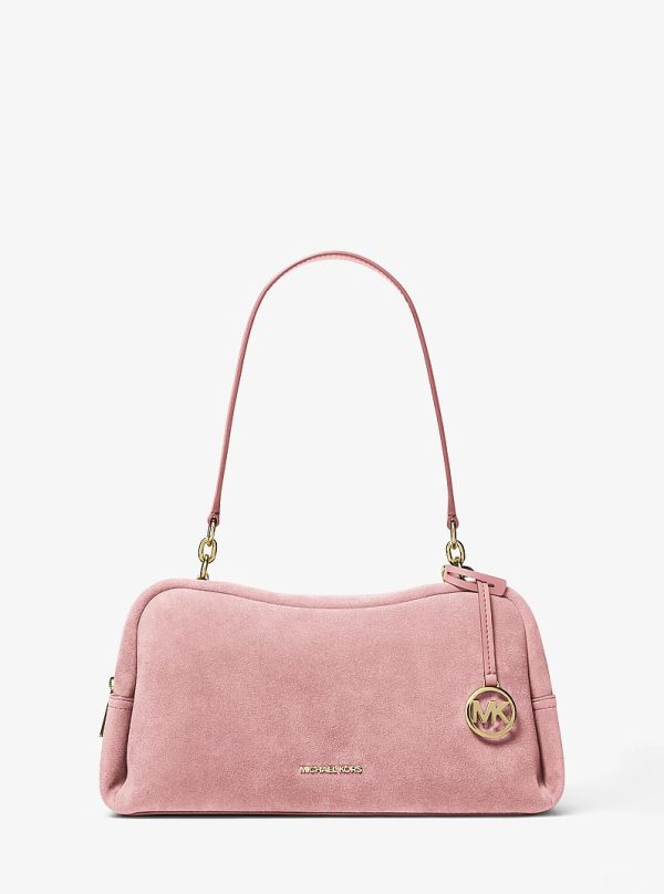 Michael Kors Cecily Medium Suede Shoulder Bag