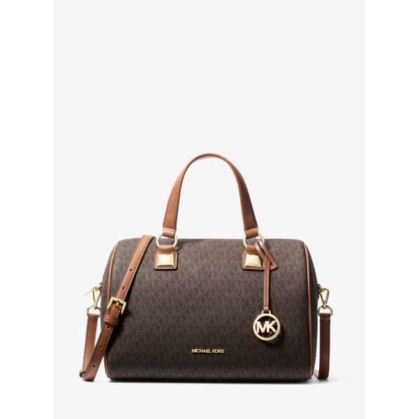 Michael Kors Grayson Medium Signature Logo Duffel Bag