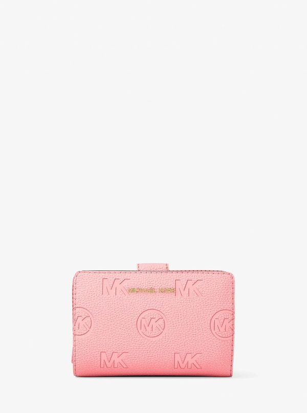 Michael Kors Jet Set Travel Medium Logo Debossed Billfold Wallet
