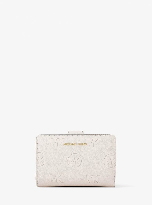 Michael Kors Jet Set Travel Medium Logo Debossed Billfold Wallet