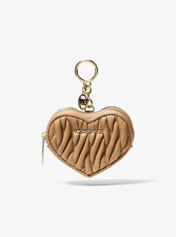 Michael Kors Jet Set Travel Matelasse Heart Coin Pouch