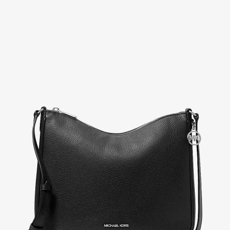 Michael Kors Nayla Medium Pebbled Leather Messenger Bag