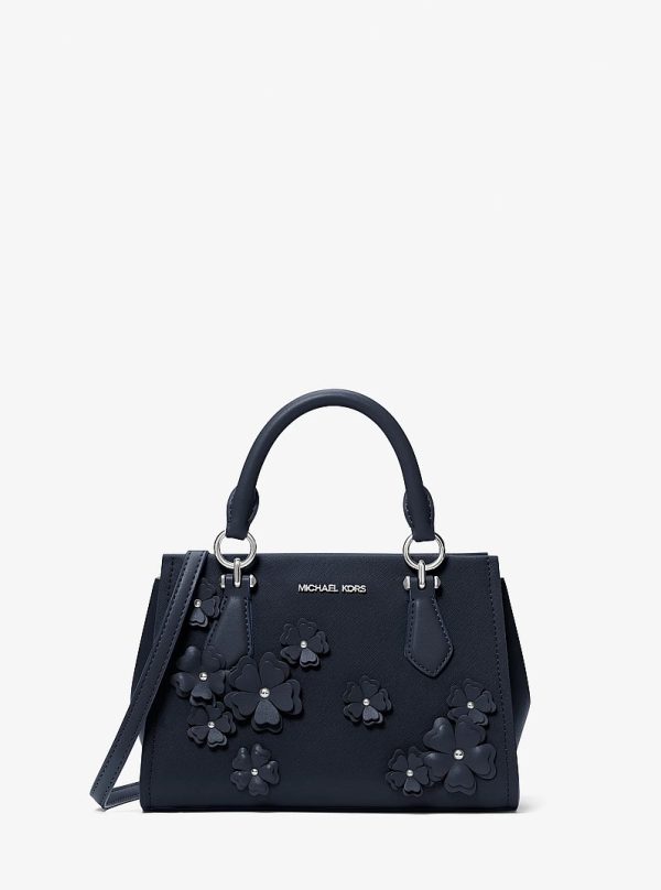 Michael Kors Marilyn Small Floral Embellished Satchel
