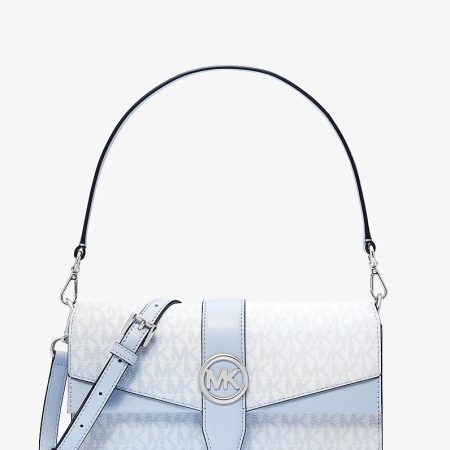 Michael Kors Greenwich Medium Signature Logo Shoulder Bag