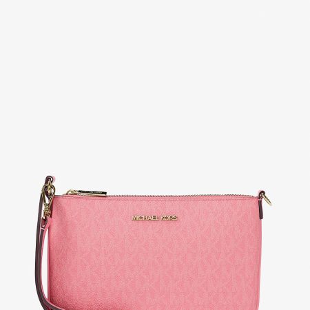 Michael Kors Jet Set Small Signature Logo Convertible Wristlet
