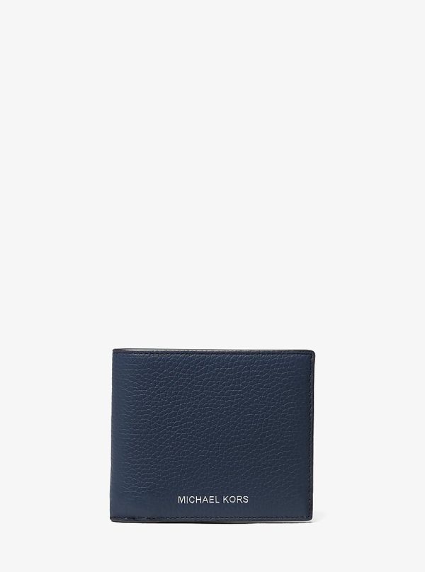 Michael Kors Cooper Pebbled Leather Billfold Wallet
