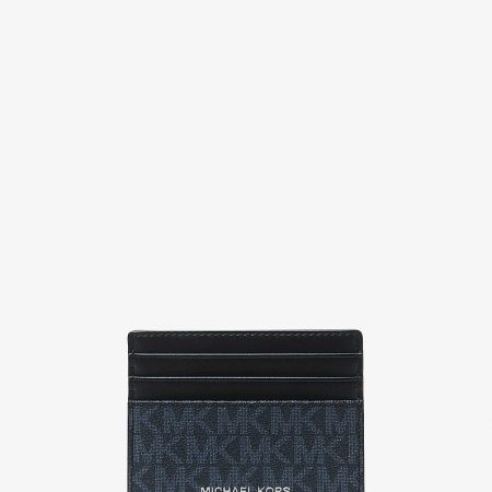 Michael Kors Cooper Signature Logo Card Case