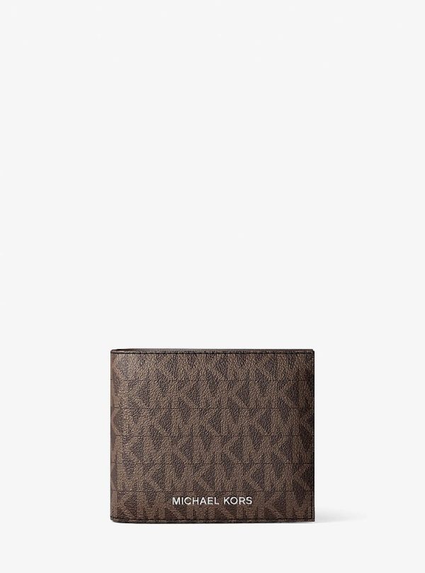 Michael Kors Cooper Logo Billfold Wallet With Coin Pouch